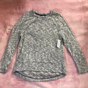 Grey long sleeve old navy shirt with front pocket